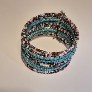 Native Style Multicolor Beaded Bracelet